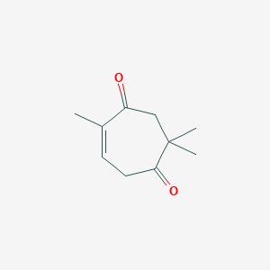 5-Cycloheptene-1,4-dione, 2,2,5-trimethyl-