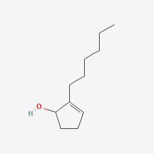 2-Hexylcyclopent-2-en-1-ol