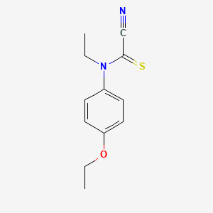 p-Formophenetidide,1-cyano-N-ethylthio-(7ci,8ci)