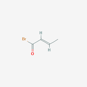 molecular formula C4H5BrO B13810161 (E)-but-2-enoyl bromide 