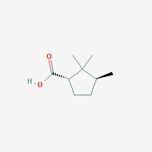 Cyclopentanecarboxylic acid, 2,2,3-trimethyl-, (1S,3S)-(9CI)