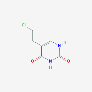 2,4(1H,3H)-Pyrimidinedione,5-(2-chloroethyl)-