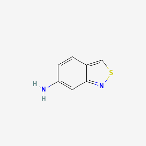 molecular formula C7H6N2S B1381021 6-Aminobenzo[c]isothiazole CAS No. 1440512-64-0