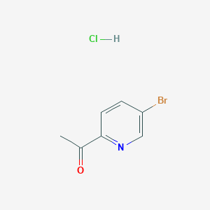 molecular formula C7H7BrClNO B1381034 1-(5-溴吡啶-2-基)乙-1-酮盐酸盐 CAS No. 1795478-26-0
