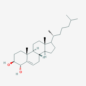 molecular formula C₂₇H₄₆O₂ B138104 4|A-羟基胆固醇 CAS No. 34310-86-6