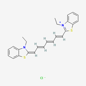 1-Ethyl-2-(5-(1-ethyl-1,3-benzthiazoline-2-yliden)-hepta-1,3,5-trien-1-YL)-1,3-benzthiazolium chloride