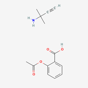 1,1-Dimethyl-2-propynylamine acetyl salicylate