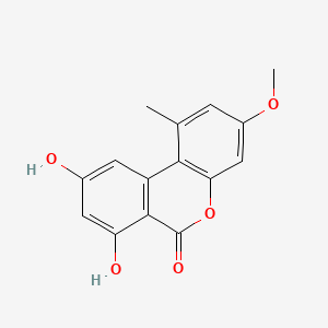 1-Methyl-3-methoxy-7,9-dihydroxy-6H-dibenzo[b,d]pyran-6-one