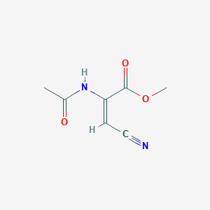 2-Propenoicacid,2-(acetylamino)-3-cyano-,methylester,(2E)-(9CI)