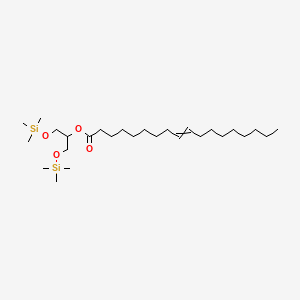 2-[(Trimethylsilyl)oxy]-1-([(trimethylsilyl)oxy]methyl)ethyl (9E)-9-OC tadecenoate