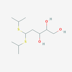 5,5-Bis(propan-2-ylsulfanyl)pentane-1,2,3-triol