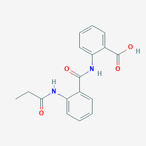 2-[[2-(Propanoylamino)benzoyl]amino]benzoic acid