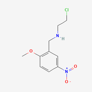 Benzylamine, N-(2-chloroethyl)-2-methoxy-5-nitro-