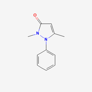 3H-Pyrazol-3-one, 1,2-dihydro-2,5-dimethyl-1-phenyl-