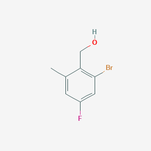 molecular formula C8H8BrFO B1381096 (2-溴-4-氟-6-甲基苯基)甲醇 CAS No. 1379297-33-2