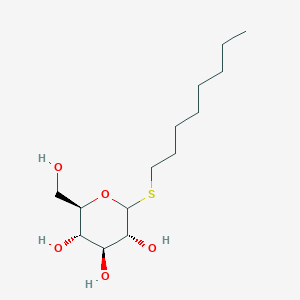 2-Hydroxymethyl-6-octylsulfanyl-tetrahydro-pyran-3,4,5-triol