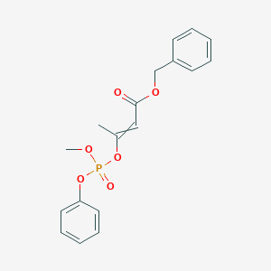 3-(Methoxyphenoxyphosphinyloxy)-2-butenoic acid benzyl ester