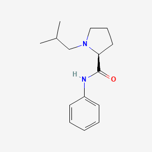 (2S)-1-(2-methylpropyl)-N-phenylpyrrolidine-2-carboxamide