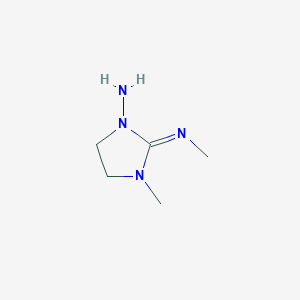 1-Imidazolidinamine,3-methyl-2-(methylimino)-