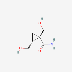 (1R,2R)-1,2-bis(hydroxymethyl)cyclopropane-1-carboxamide