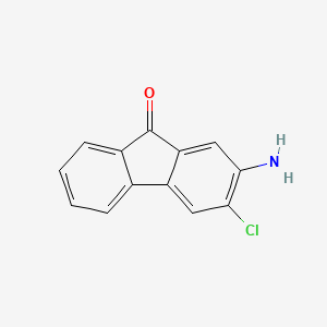 2-Amino-3-chloro-9h-fluoren-9-one