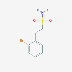 molecular formula C8H10BrNO2S B1381131 2-(2-溴苯基)乙磺酰胺 CAS No. 1286754-90-2
