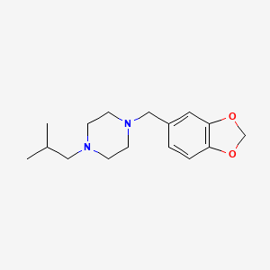 1-Isobutyl-4-piperonylpiperazine