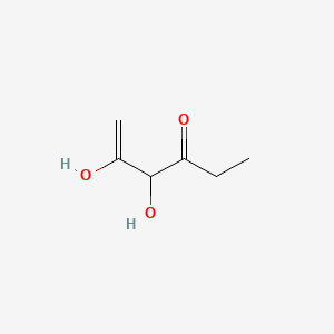 molecular formula C6H10O3 B13811394 4,5-Dihydroxyhex-5-en-3-one 