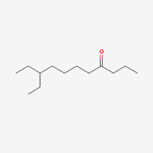 molecular formula C13H26O B13811408 9-Ethylundecan-4-one CAS No. 54549-96-1