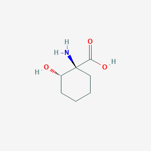 molecular formula C7H13NO3 B13811426 (1S,2S)-1-Amino-2-hydroxycyclohexane-1-carboxylic acid CAS No. 226905-31-3