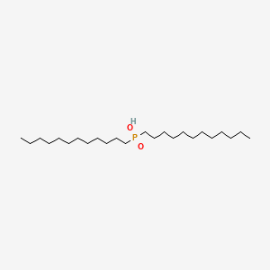 molecular formula C24H51O2P B13811430 Didodecylphosphinic acid CAS No. 6196-71-0