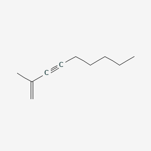 molecular formula C10H16 B13811453 2-Methyl-1-nonene-3-yne CAS No. 70058-00-3