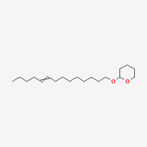 molecular formula C19H36O2 B13811455 2H-Pyran, tetrahydro-2-(9-tetradecenyloxy)- CAS No. 61405-40-1