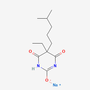 5-Ethyl-5-(4-methylpentyl)-2-sodiooxy-4,6(1H,5H)-pyrimidinedione