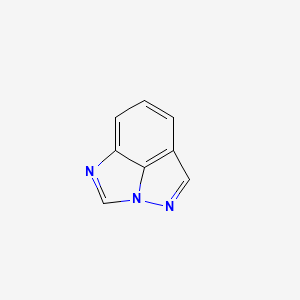 molecular formula C8H5N3 B13811470 Imidazo[4,5,1-HI]indazole CAS No. 65505-39-7