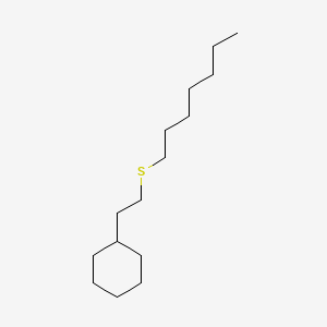 [2-(Heptylthio)ethyl]cyclohexane