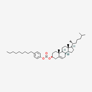 molecular formula C43H68O3 B13811553 Cholest-5-en-3beta-yl p-nonylphenyl carbonate CAS No. 31056-76-5