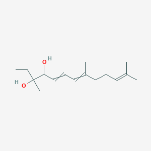 3,8,12-Trimethyltrideca-5,7,11-triene-3,4-diol