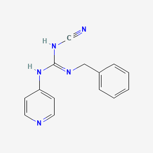 Guanidine, 1-benzyl-2-cyano-3-(4-pyridyl)-