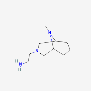 2-(9-Methyl-3,9-diazabicyclo[3.3.1]nonan-3-yl)ethanamine