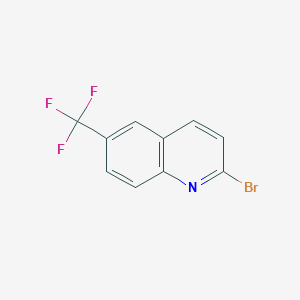 molecular formula C10H5BrF3N B1381167 2-Bromo-6-(trifluoromethyl)quinoline CAS No. 1101205-26-8