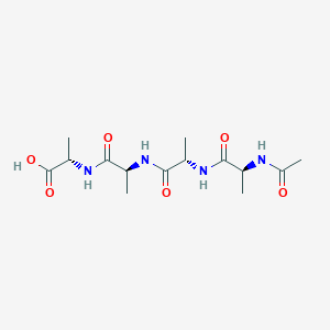 molecular formula C14H24N4O6 B13811675 N-acetyl-l-alanyl-l-alanyl-l-alanyl-l-alanine 