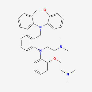 Dibenz[b,e][1,4]oxazepine, 5-[o-[beta-(dimethylamino)-N-[2-(dimethylamino)ethyl]-o-phenetidino]benzyl]-5,11-dihydro-