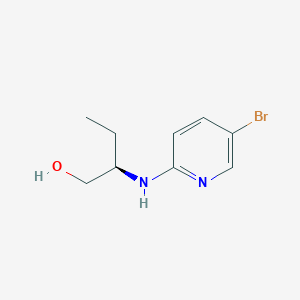 B1381172 (2R)-2-[(5-bromopyridin-2-yl)amino]butan-1-ol CAS No. 1807939-43-0