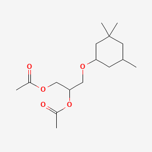 Propanetriol, 1-(3,5,5-trimethylcyclohexyl)ether, 2,3-diacetate