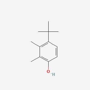 molecular formula C12H18O B13811813 Phenol, 4-(1,1-dimethylethyl)-2,3-dimethyl- CAS No. 68189-19-5