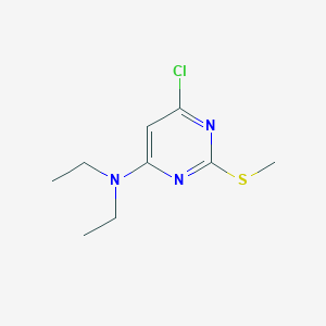 6-chloro-N,N-diethyl-2-(methylthio)pyrimidin-4-amine