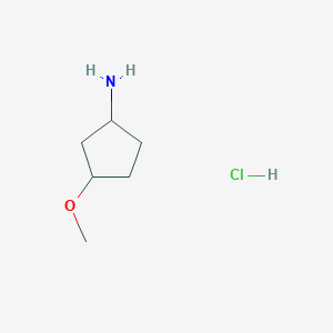 B1381185 3-Methoxycyclopentanamine hydrochloride CAS No. 1788043-92-4