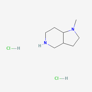 B1381186 1-methyl-octahydro-1H-pyrrolo[3,2-c]pyridine dihydrochloride CAS No. 172281-71-9