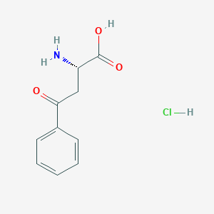 molecular formula C10H12ClNO3 B1381187 (S)-2-氨基-4-氧代-4-苯基丁酸盐酸盐 CAS No. 54631-37-7
